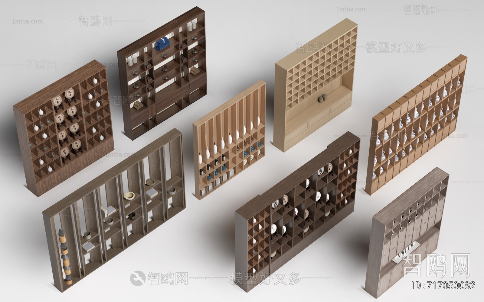 New Chinese Style Decorative Cabinet