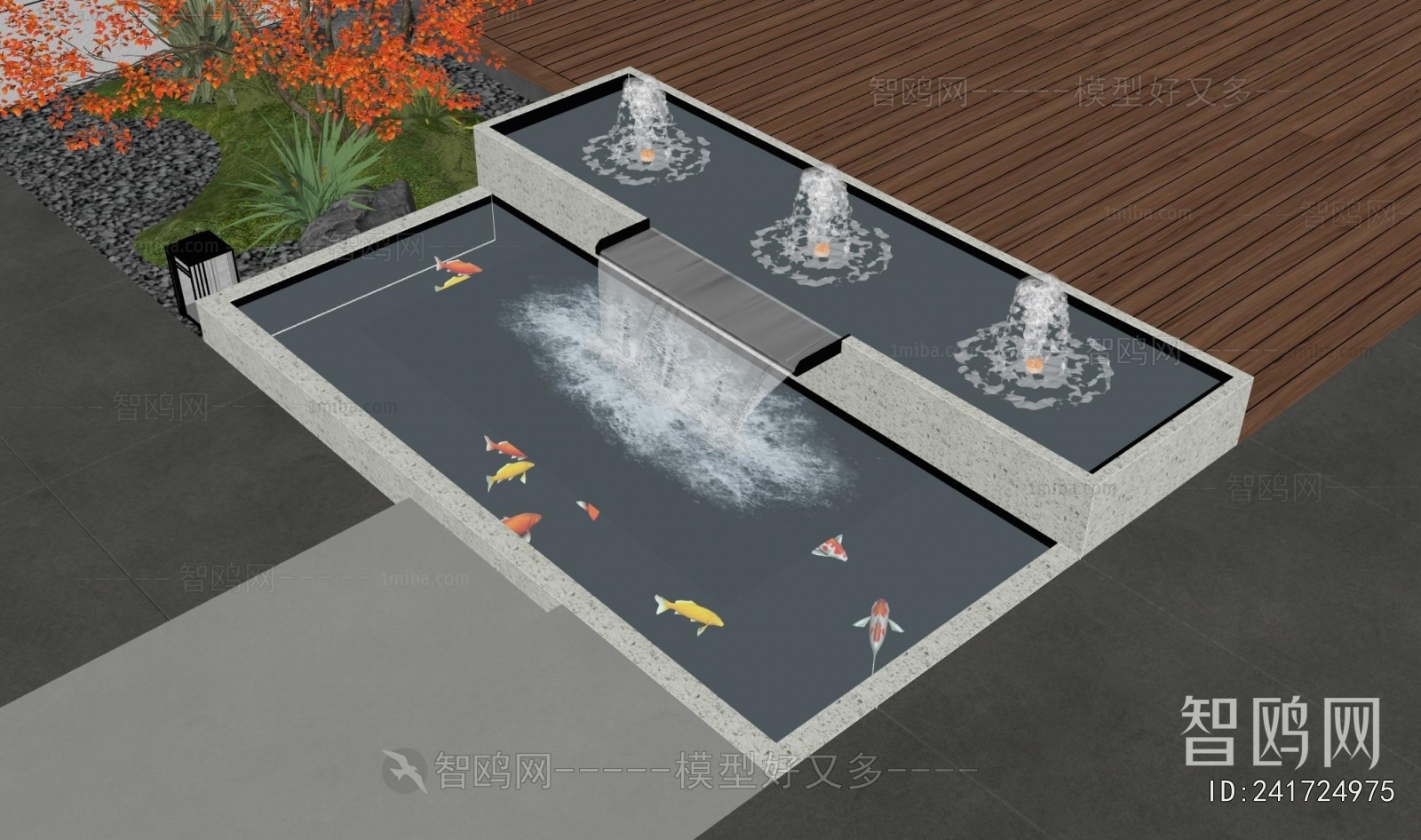 Modern Rockery Waterscape