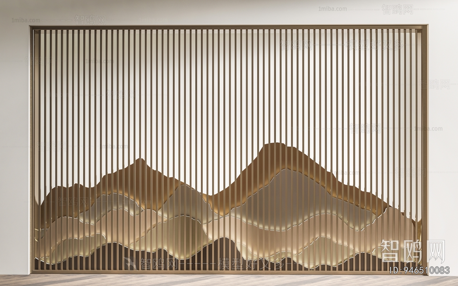 New Chinese Style TV Wall