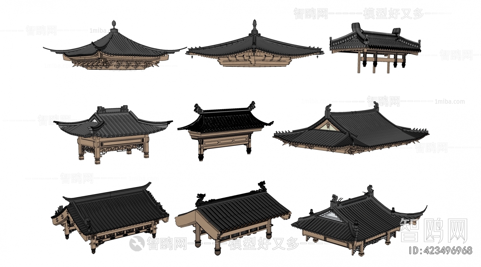 Chinese Style Building Component