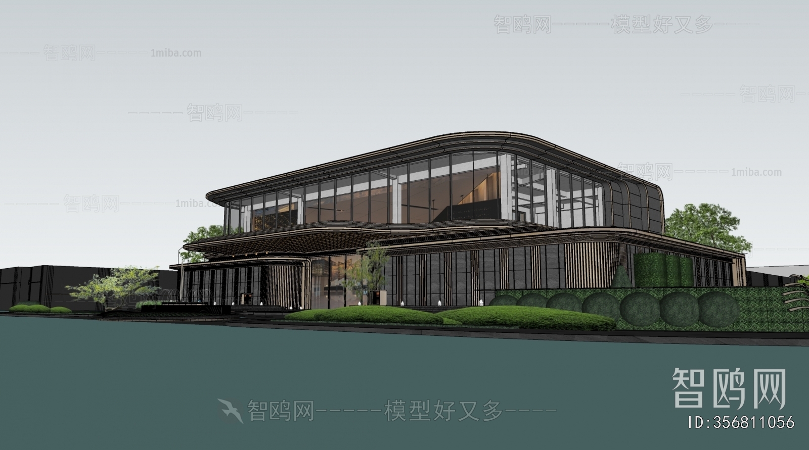 Modern Appearance Of Commercial Building