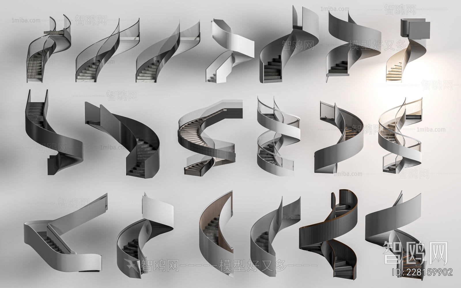 Modern Rotating Staircase