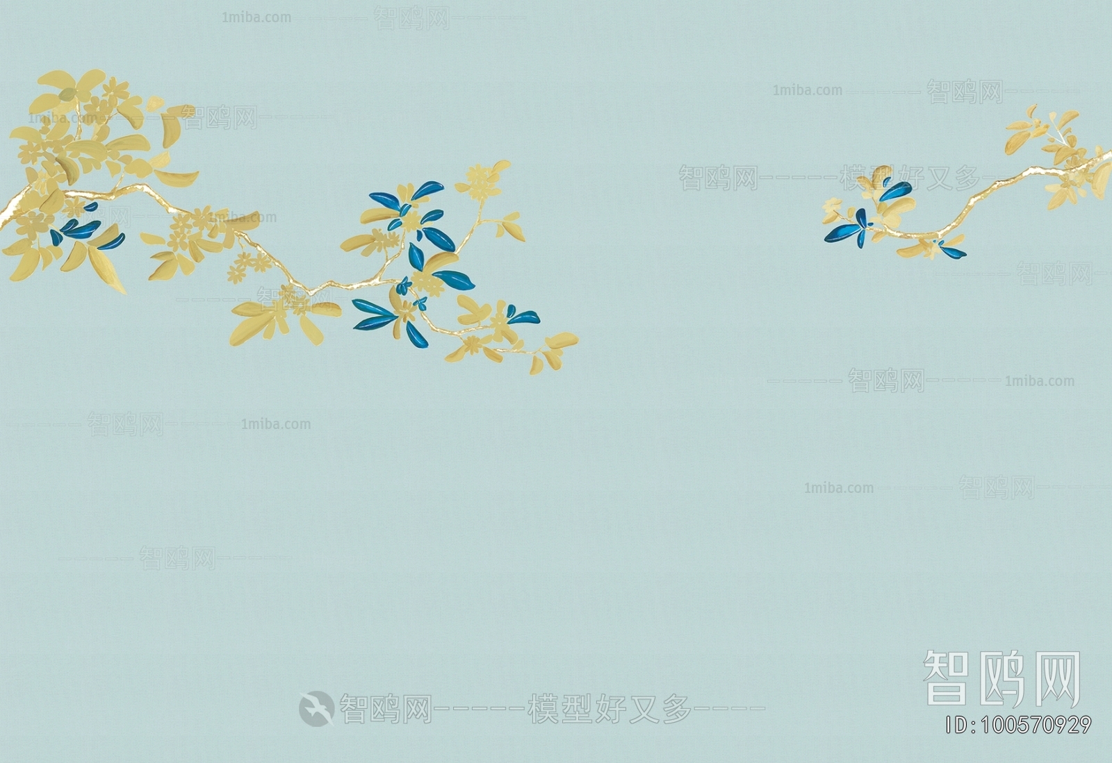 新中式壁纸壁画