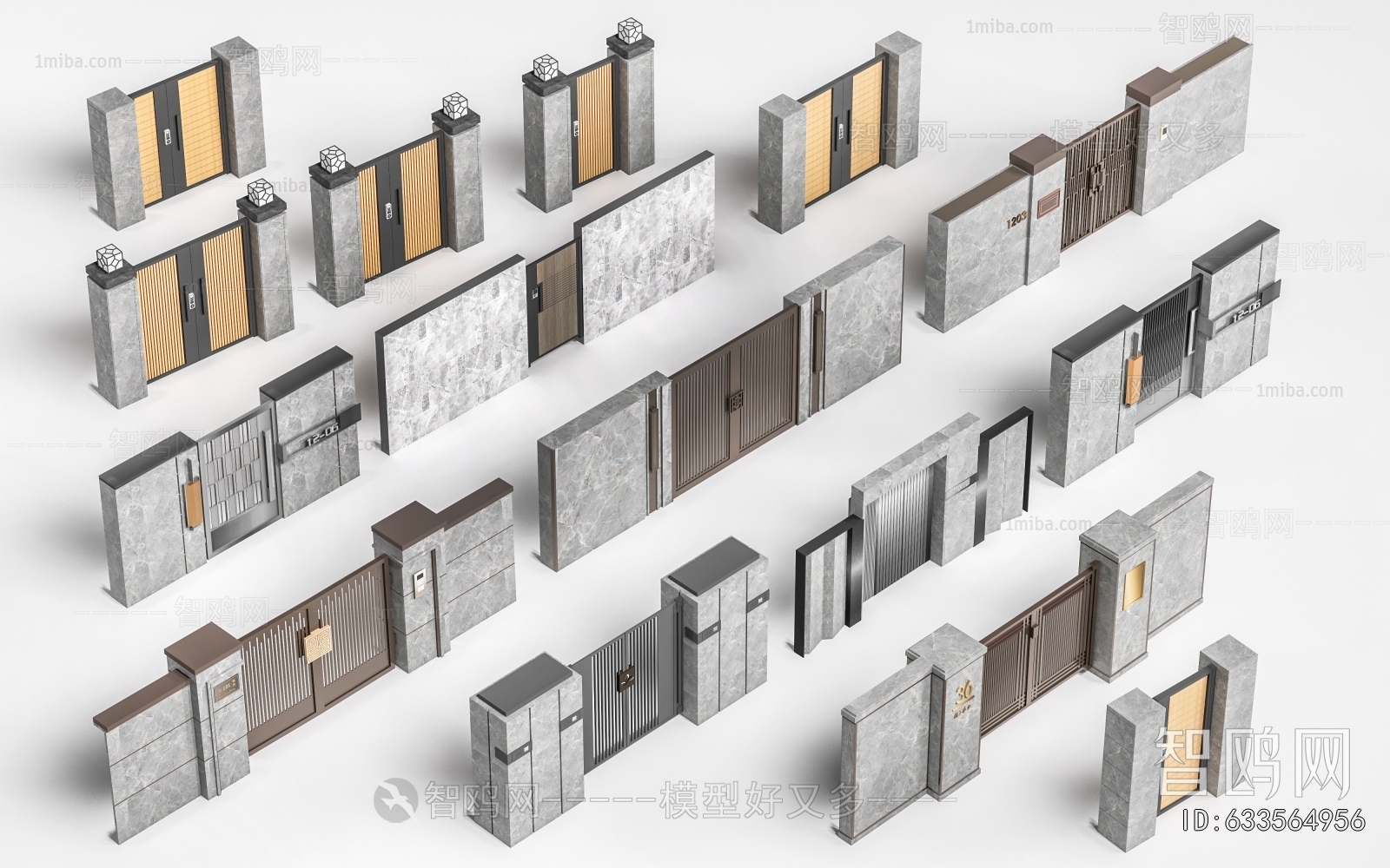 New Chinese Style Gate