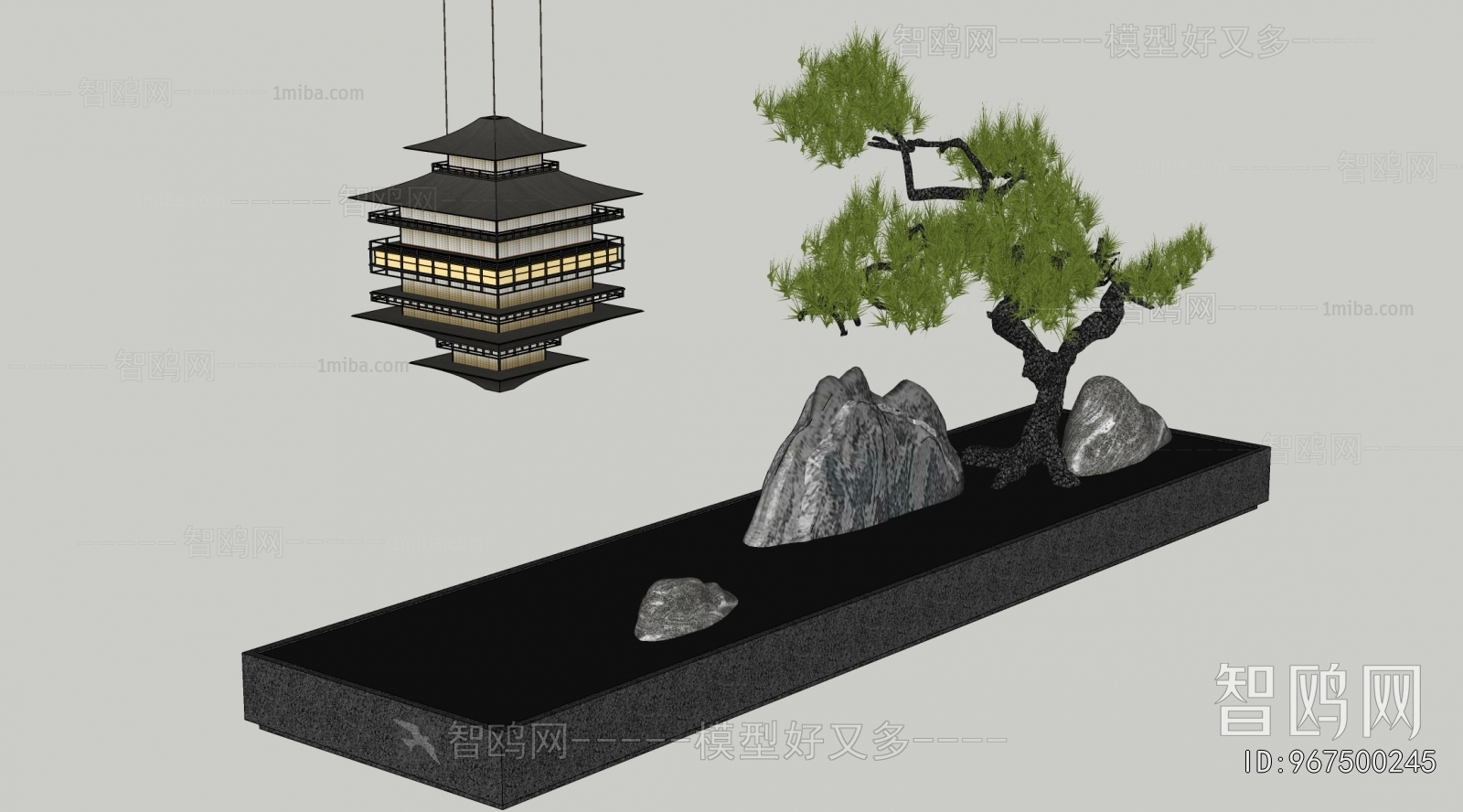 New Chinese Style Plant Landscaping