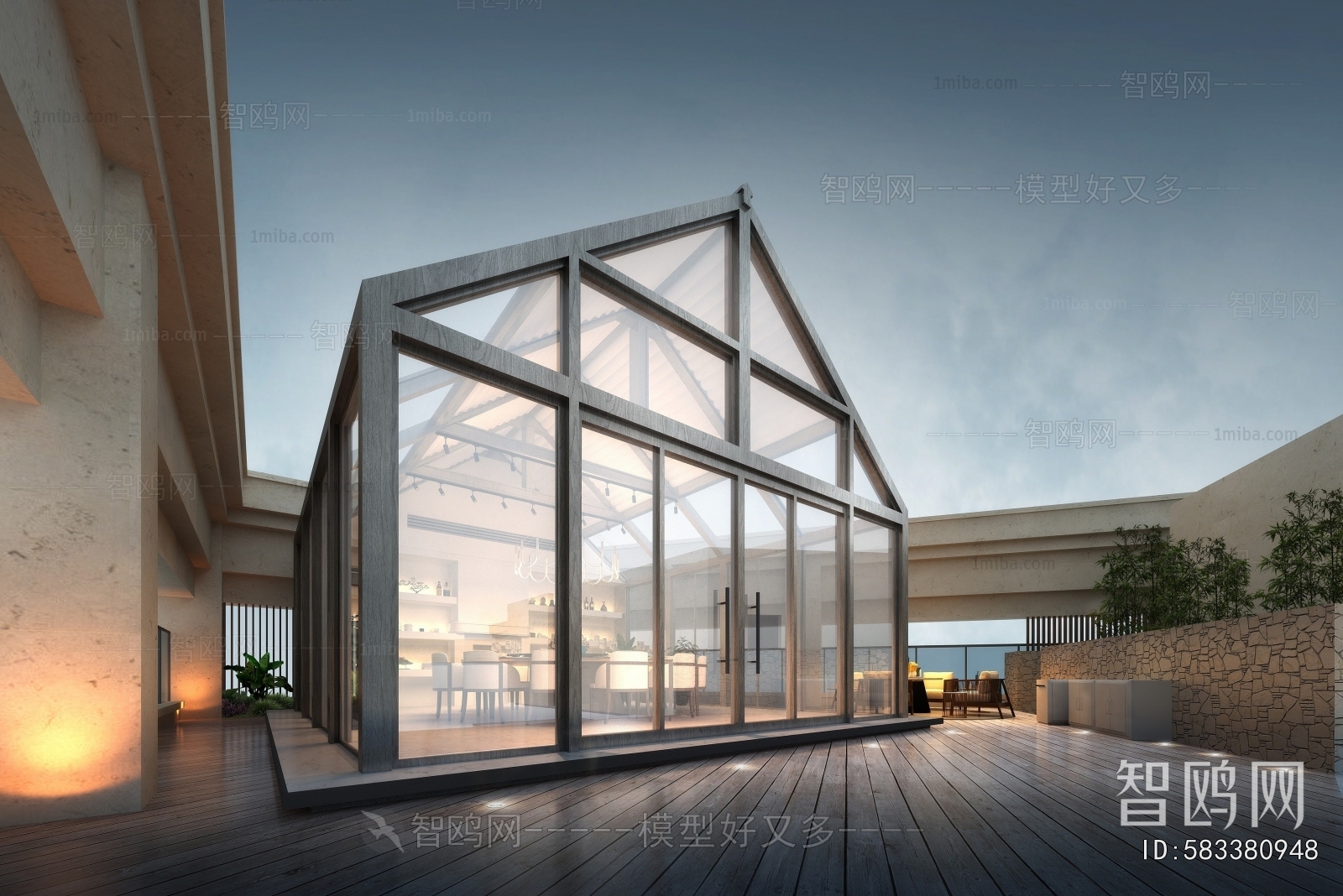 Modern Glass Sun Room