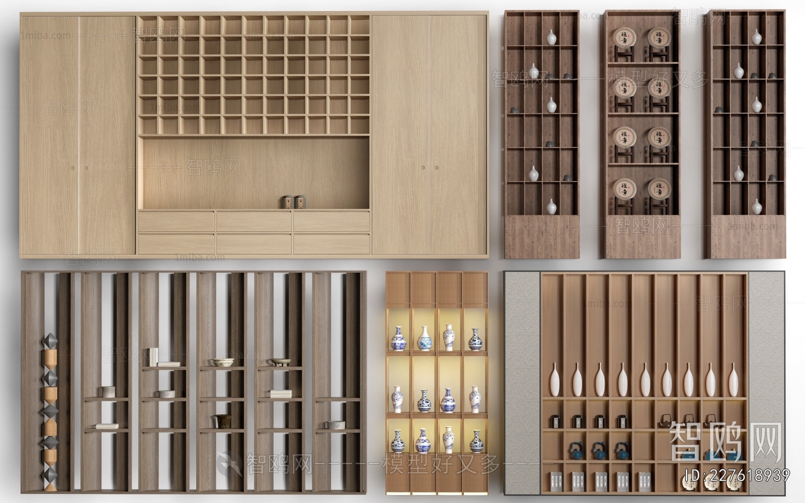 New Chinese Style Decorative Cabinet