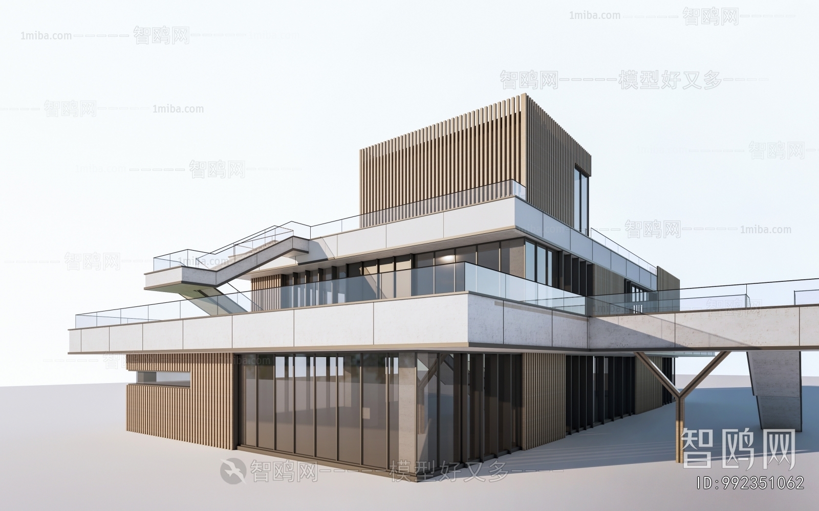 Modern Appearance Of Commercial Building