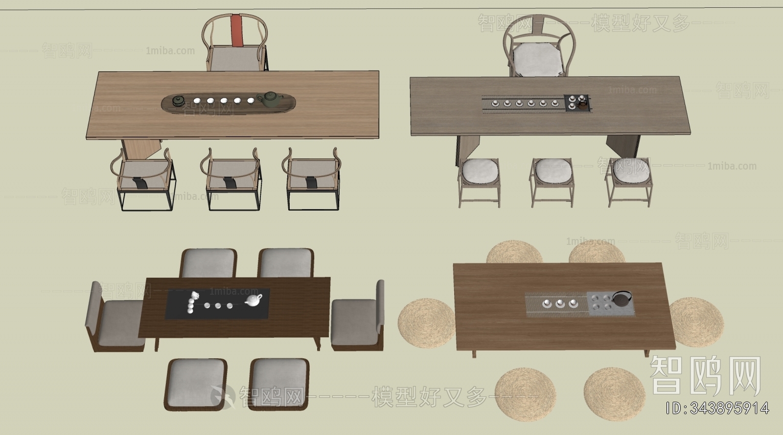 New Chinese Style Tea Tables And Chairs