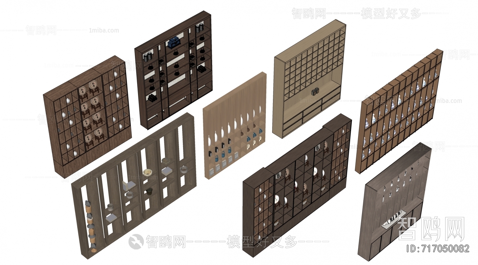 New Chinese Style Decorative Cabinet