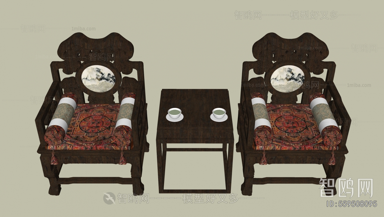 Chinese Style Lounge Chair