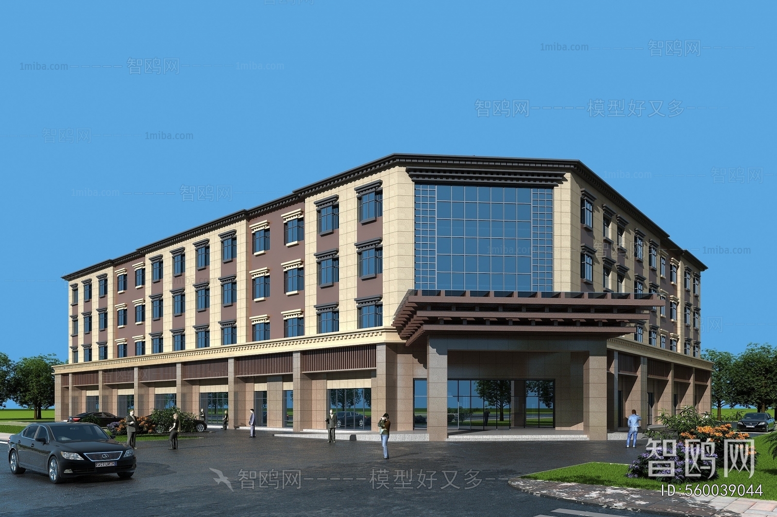 Modern Appearance Of Commercial Building