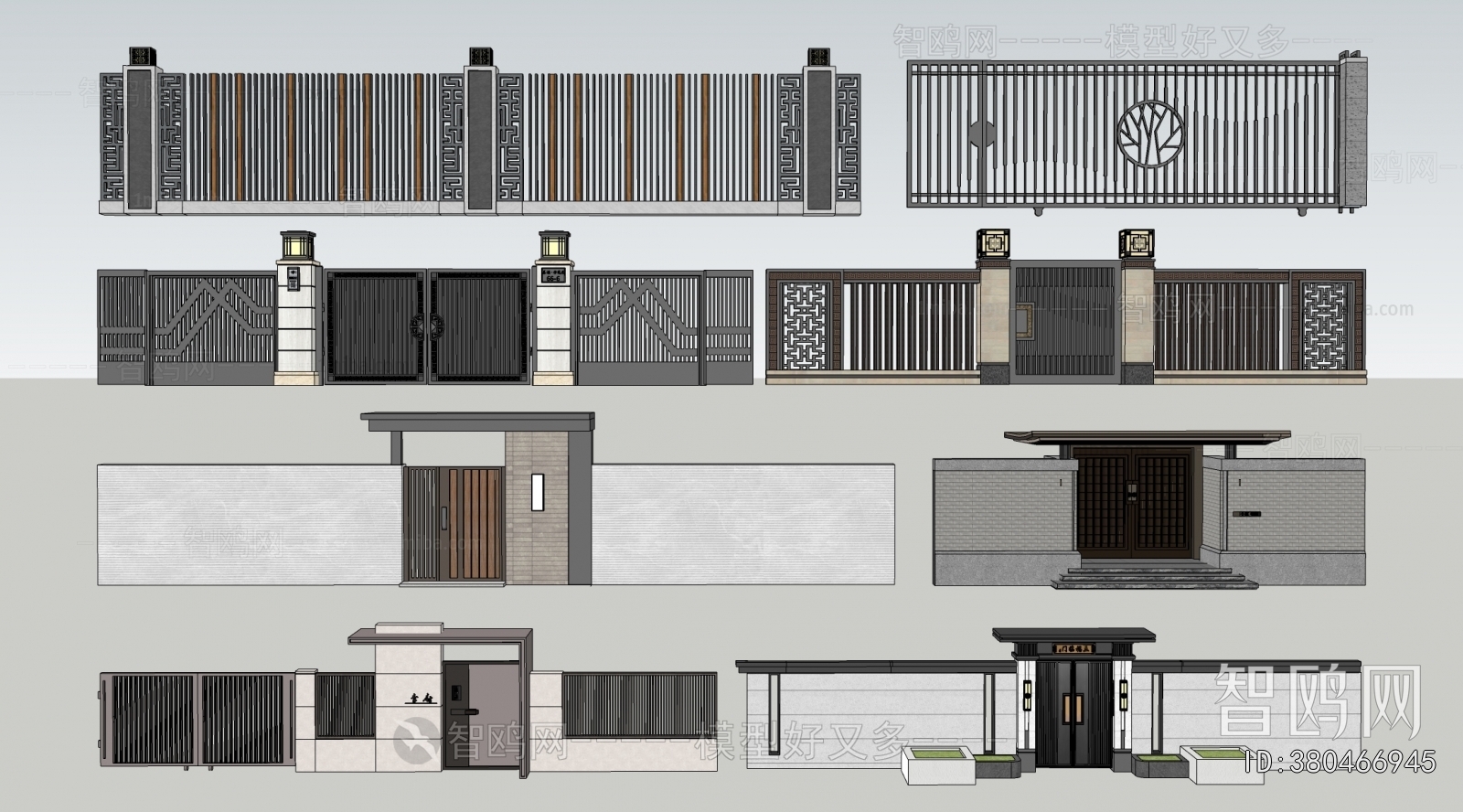 New Chinese Style Gate