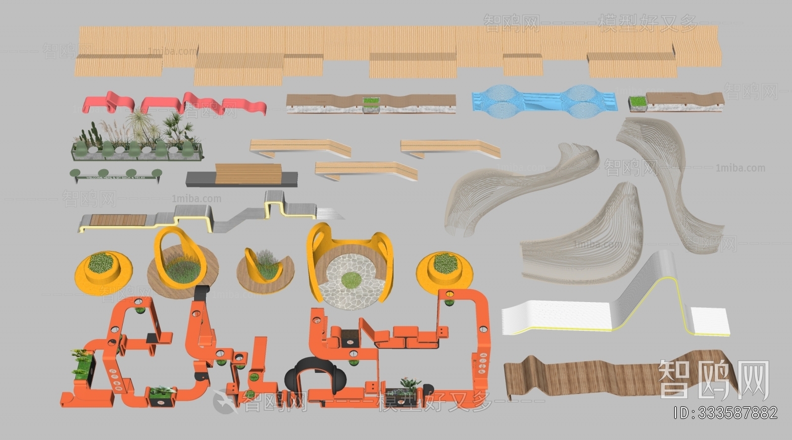 Modern Communal Chair