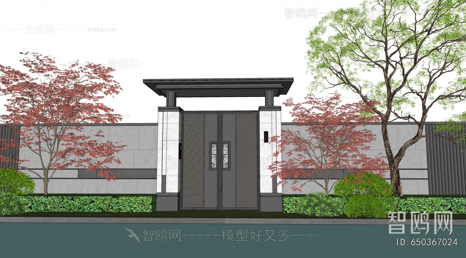 New Chinese Style Gate