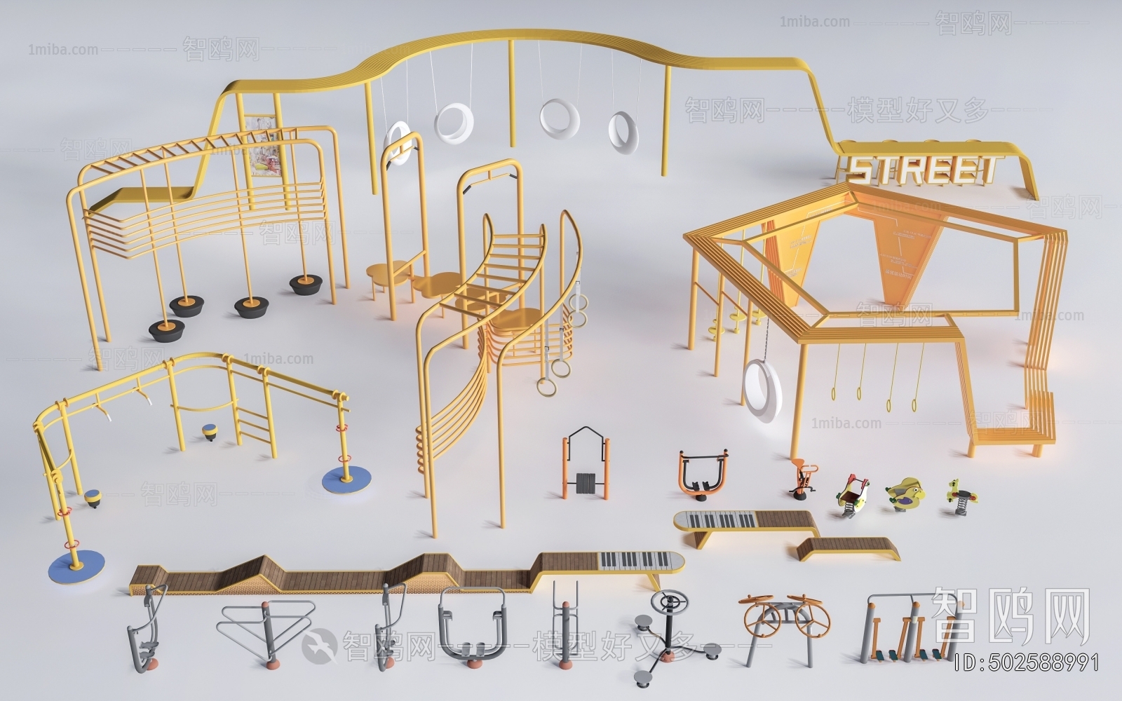 Modern Fitness Equipment