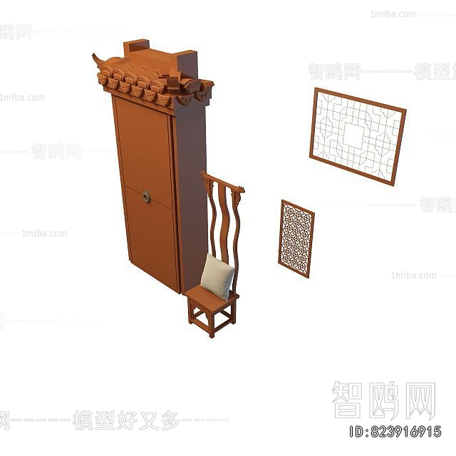 New Chinese Style The Wardrobe