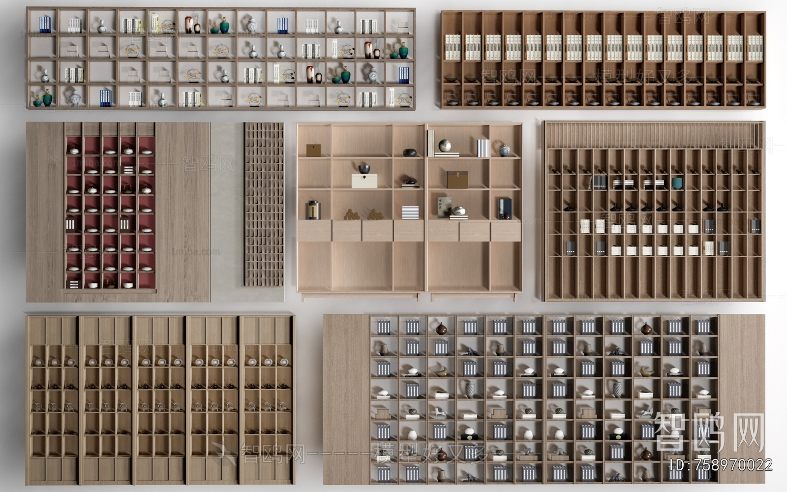 New Chinese Style Decorative Cabinet