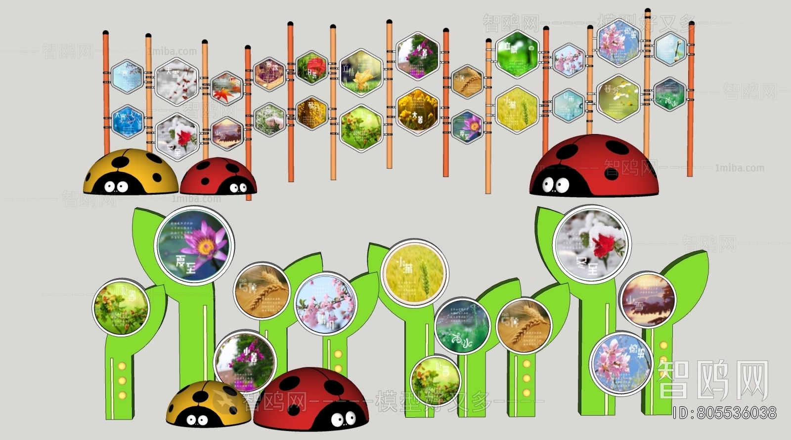 Modern Guide Board/bulletin Board