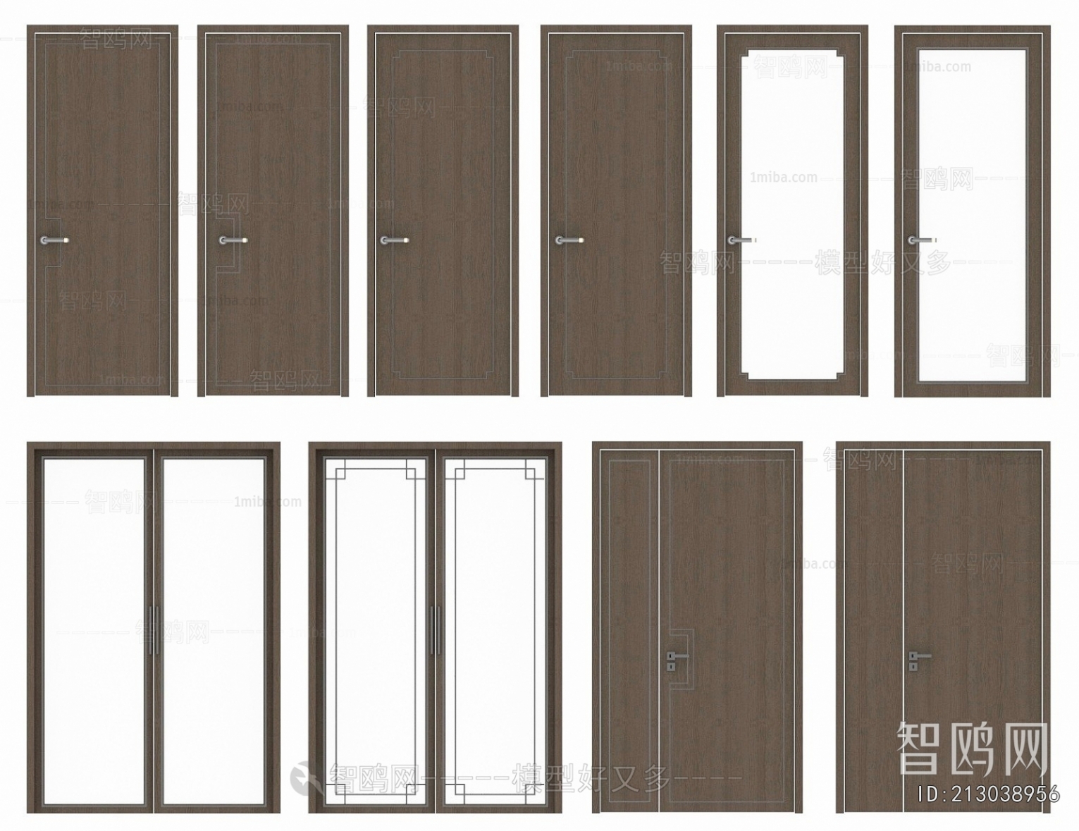 New Chinese Style Single Door