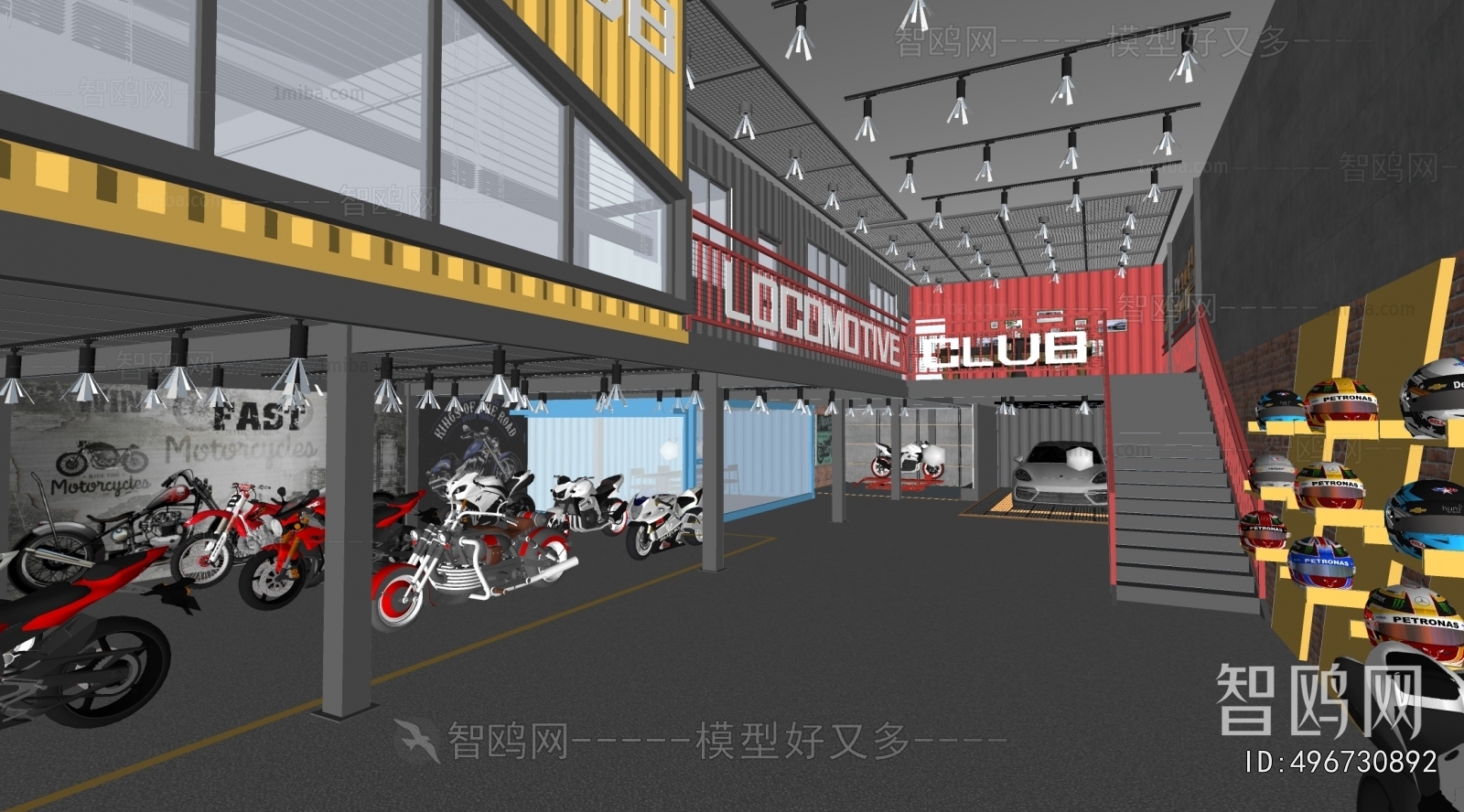 Modern Automobile Repair Shop