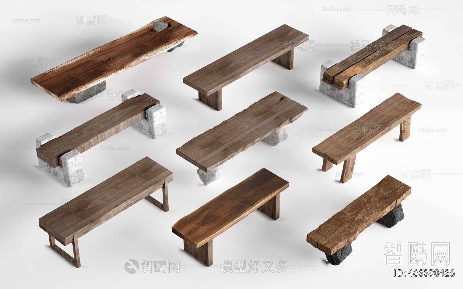 New Chinese Style Bench