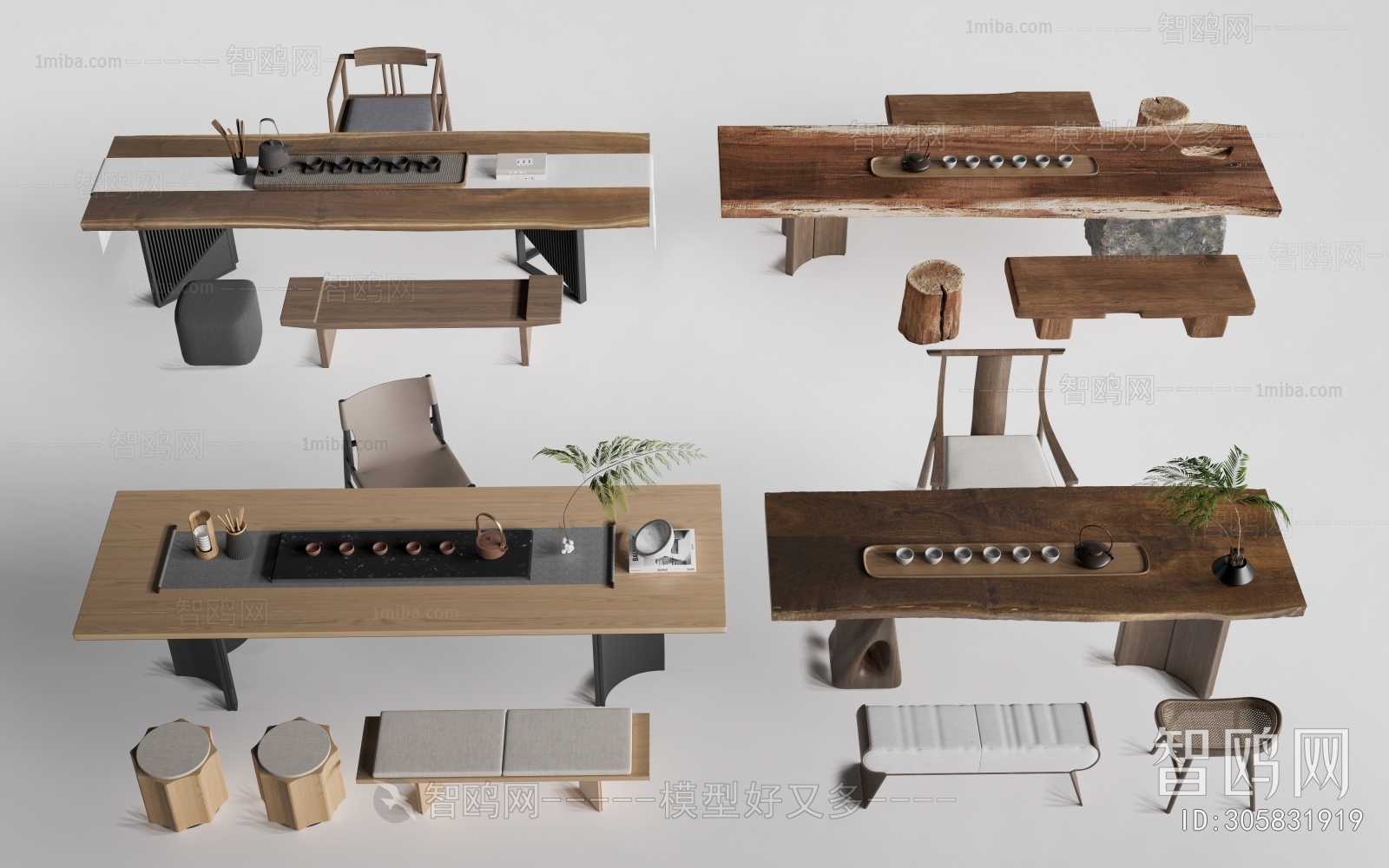 New Chinese Style Tea Tables And Chairs