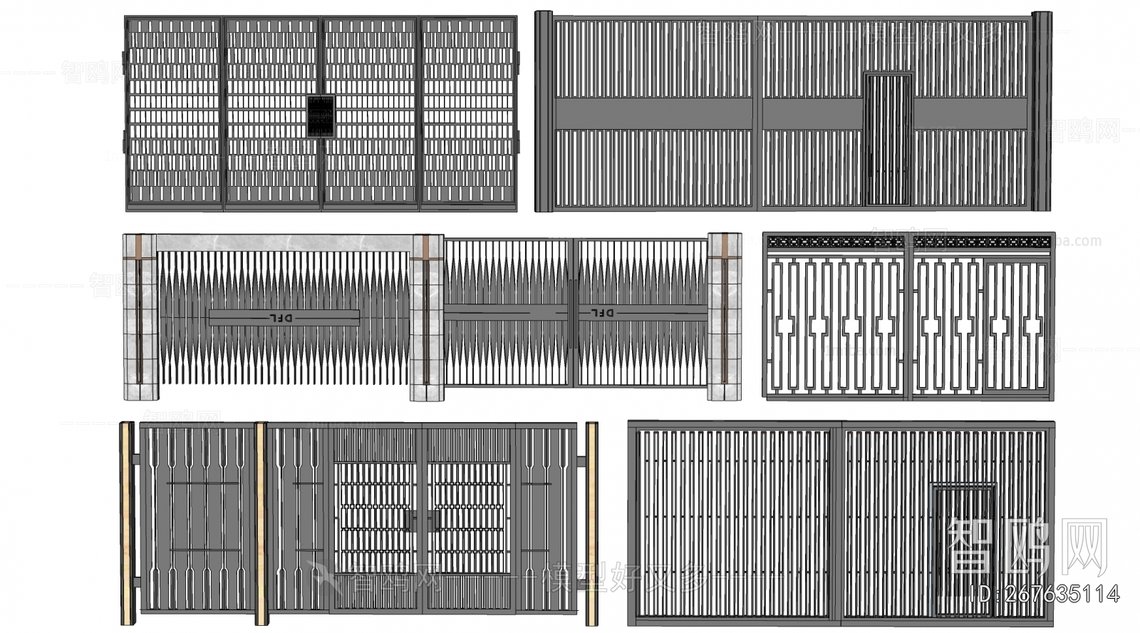 New Chinese Style Gate