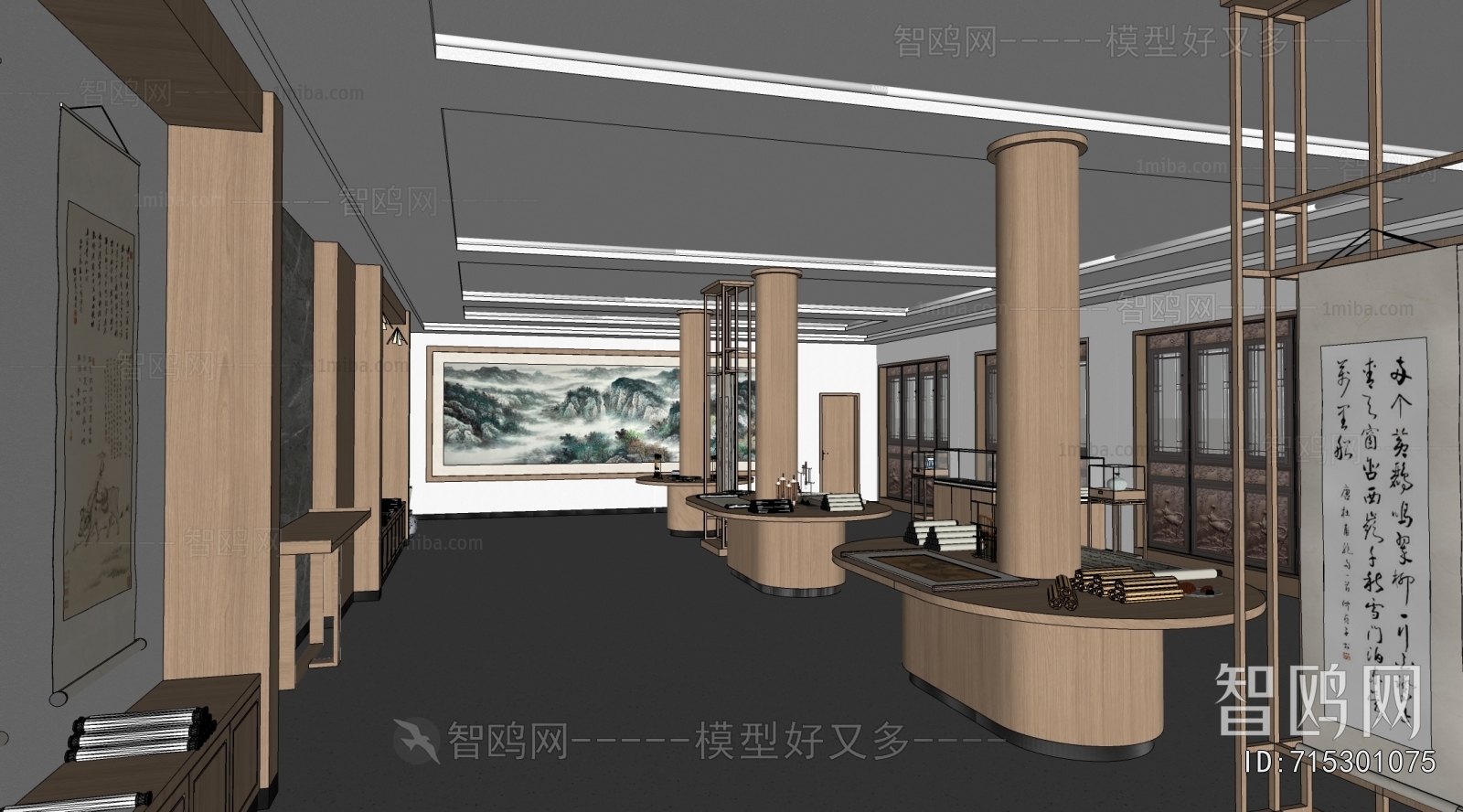New Chinese Style Exhibition Hall