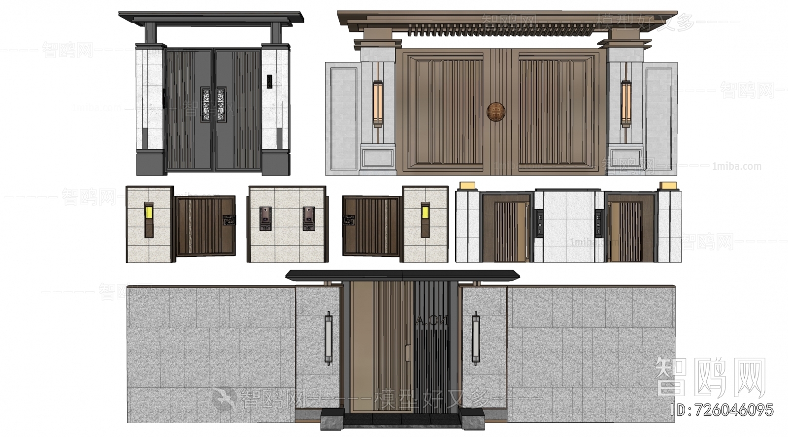 New Chinese Style Gate