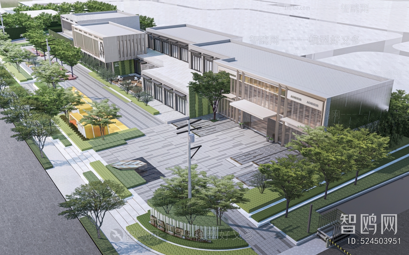 Modern Appearance Of Commercial Building