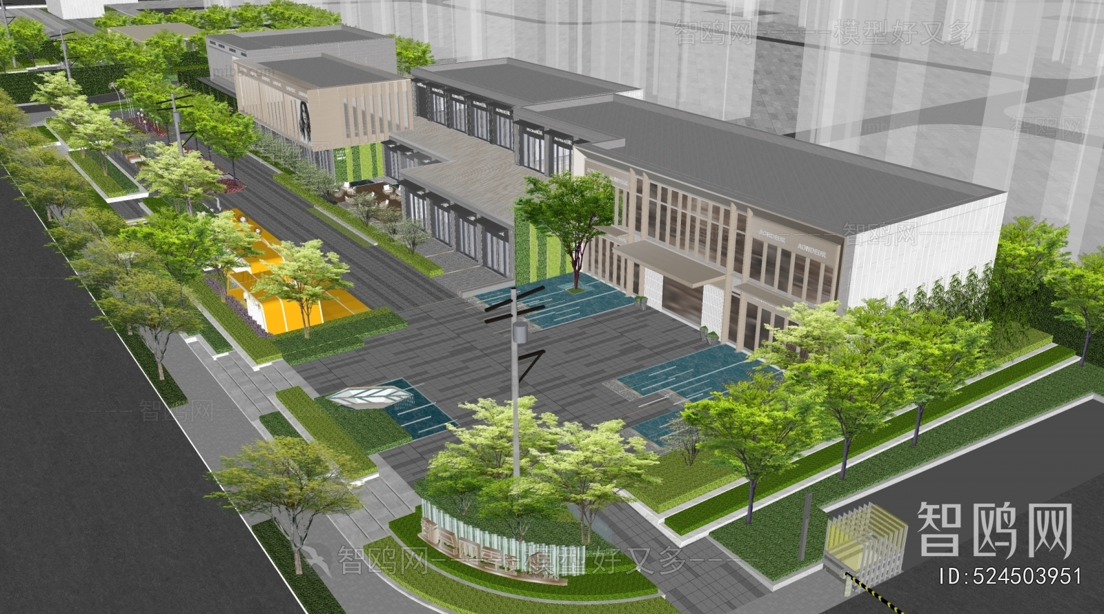 Modern Appearance Of Commercial Building