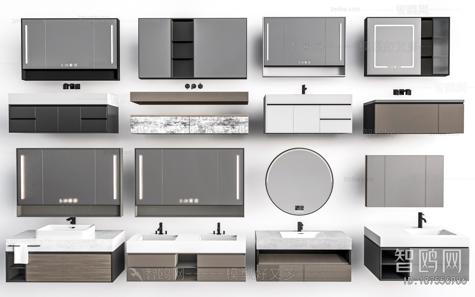 Modern Bathroom Cabinet