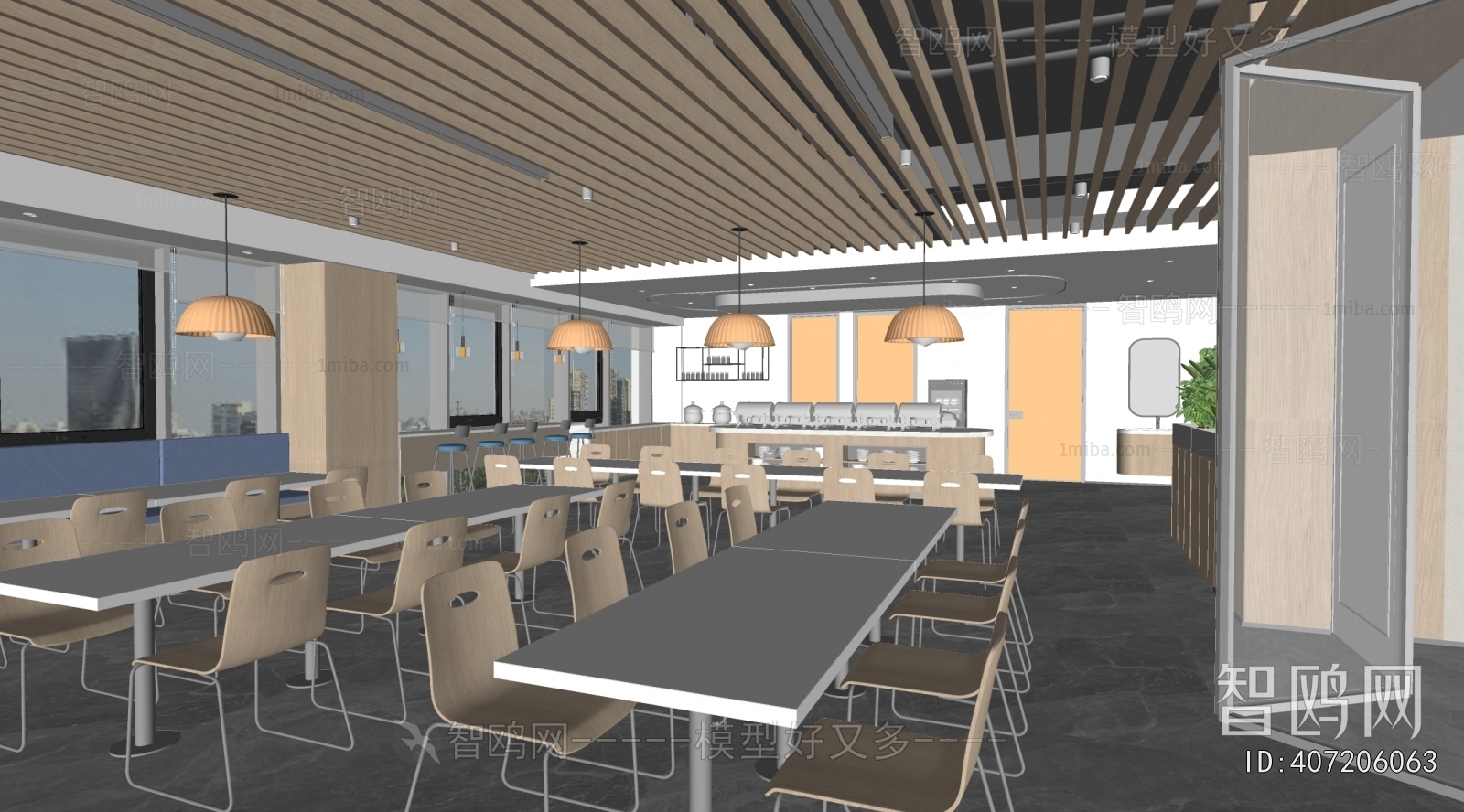 Modern Office Canteen