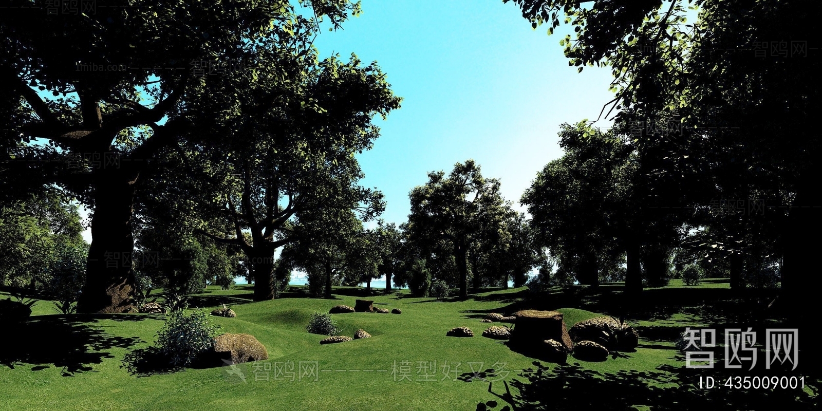 Modern Park Landscape