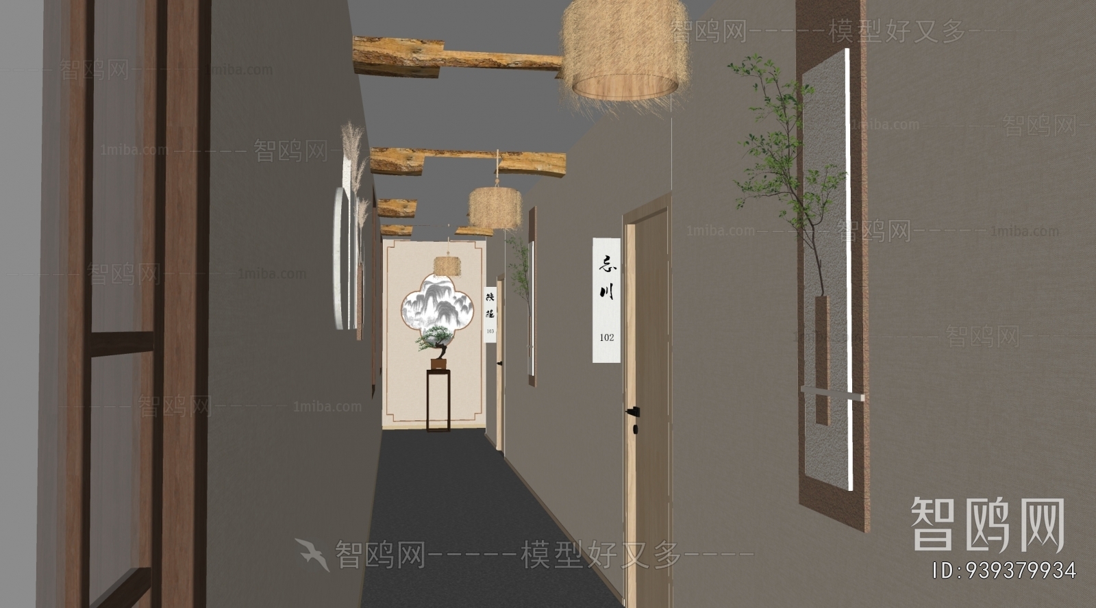 New Chinese Style Corridor