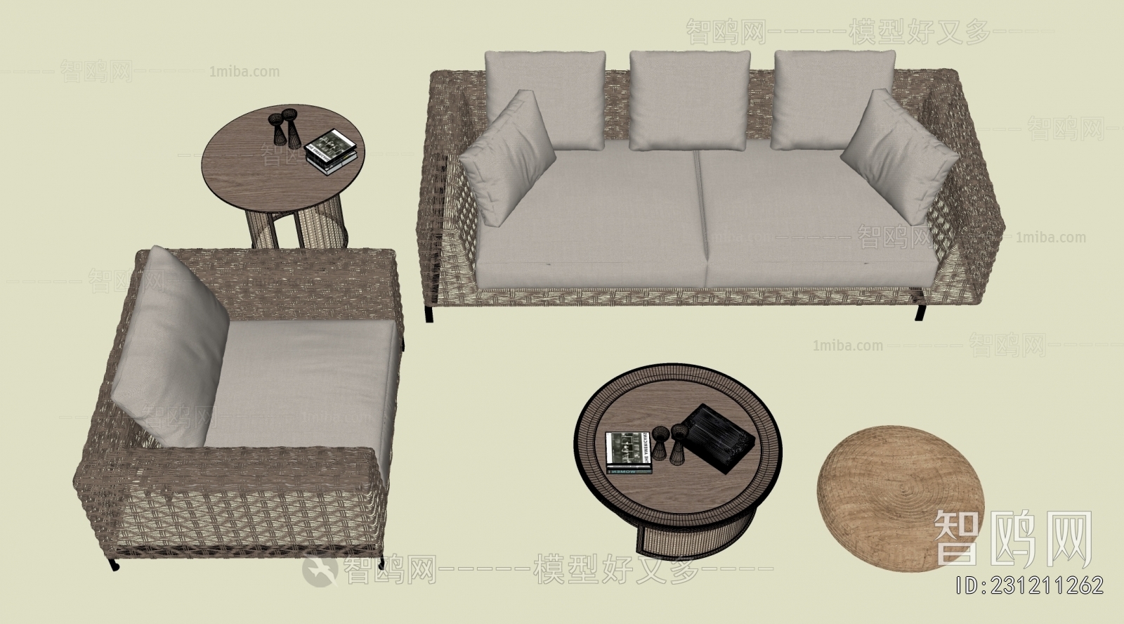 Modern Sofa Combination