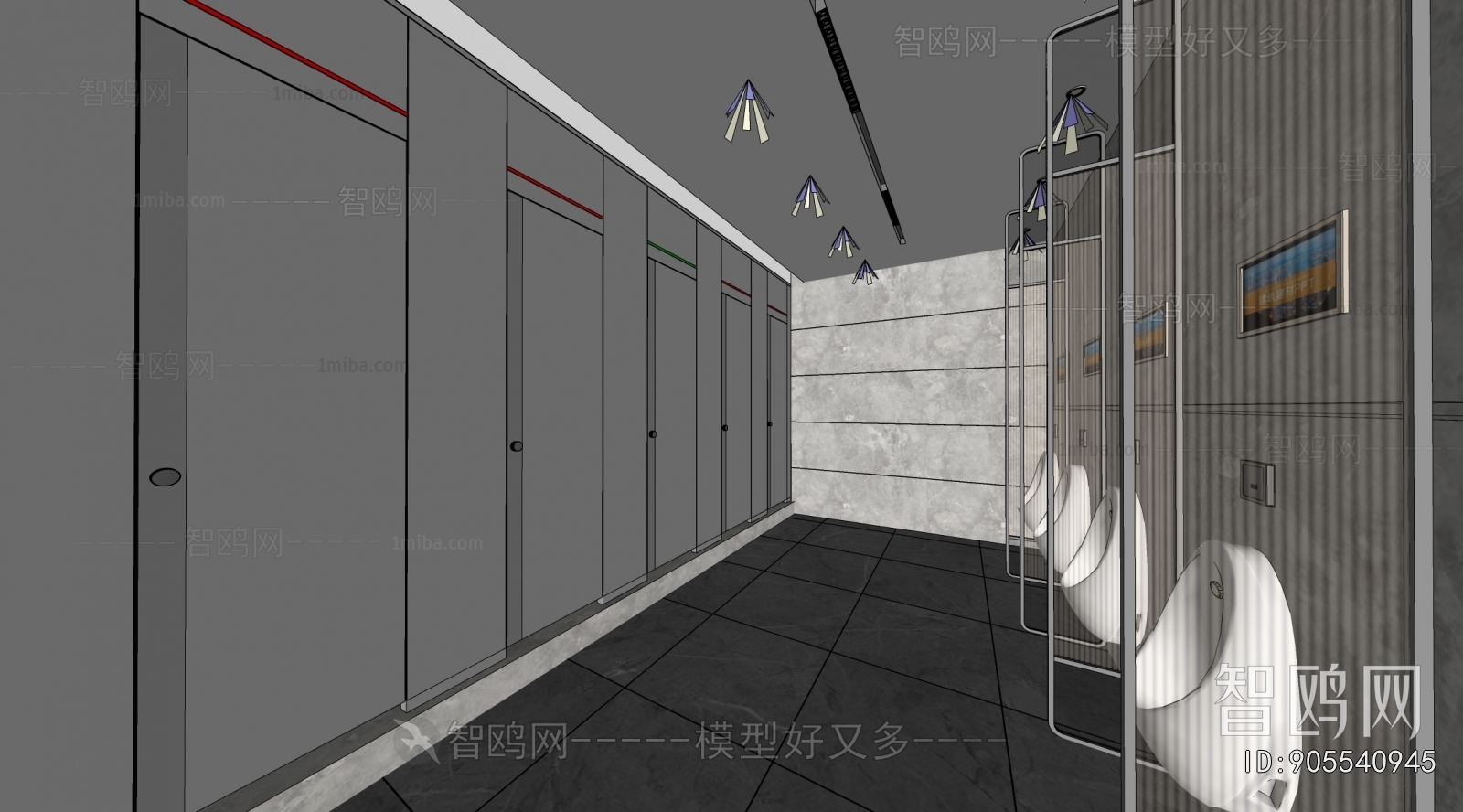 Modern Public Toilet