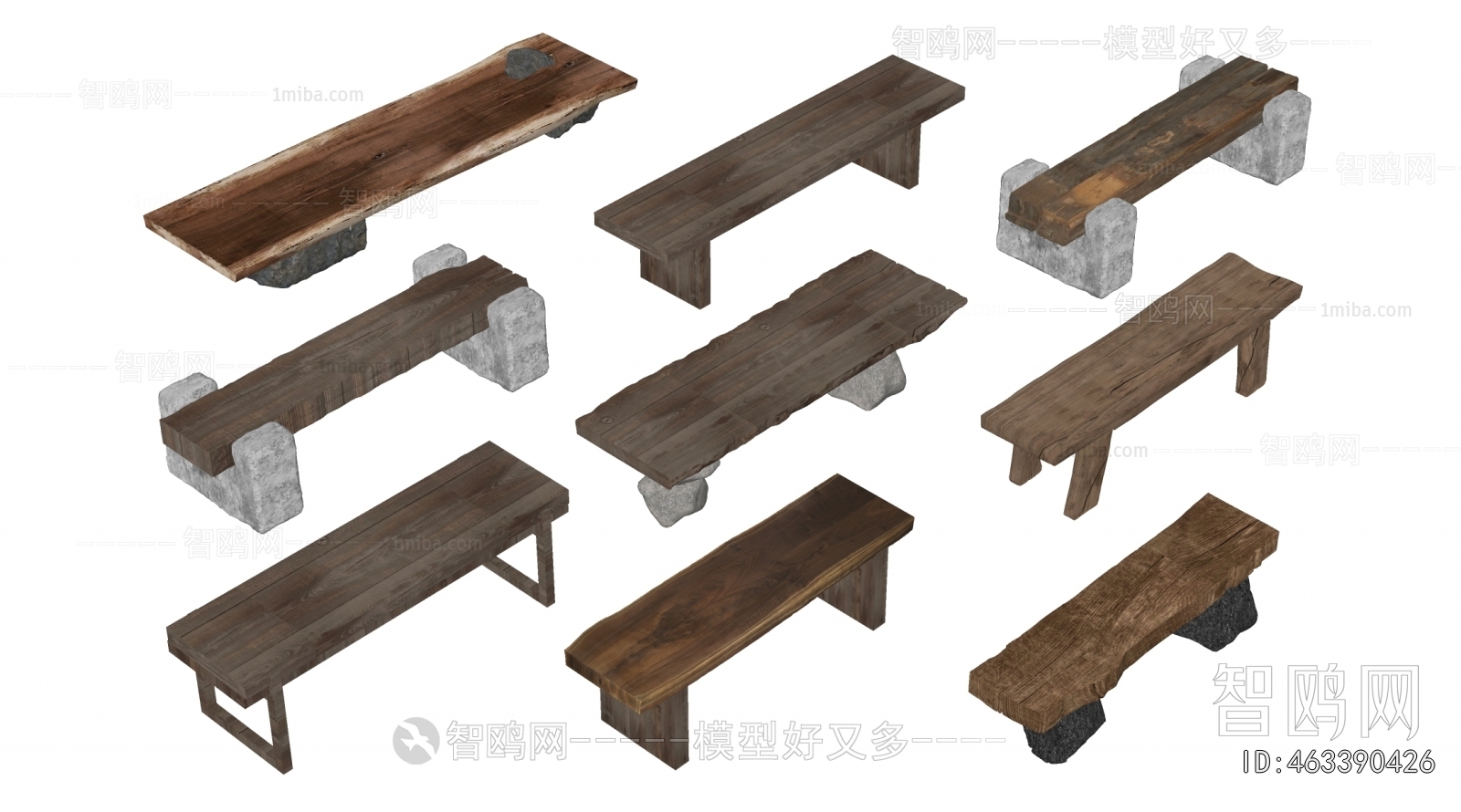 New Chinese Style Bench