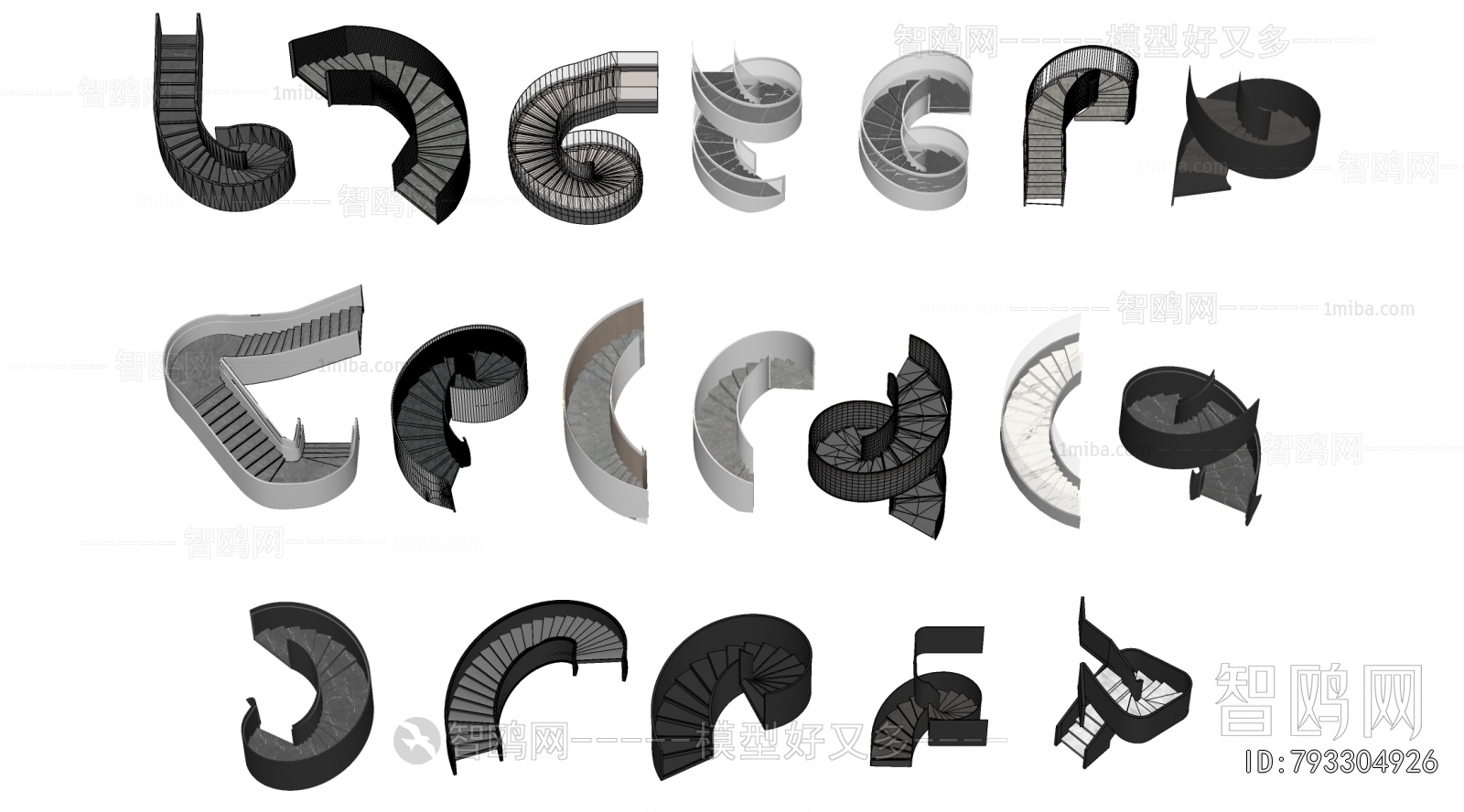 Modern Rotating Staircase