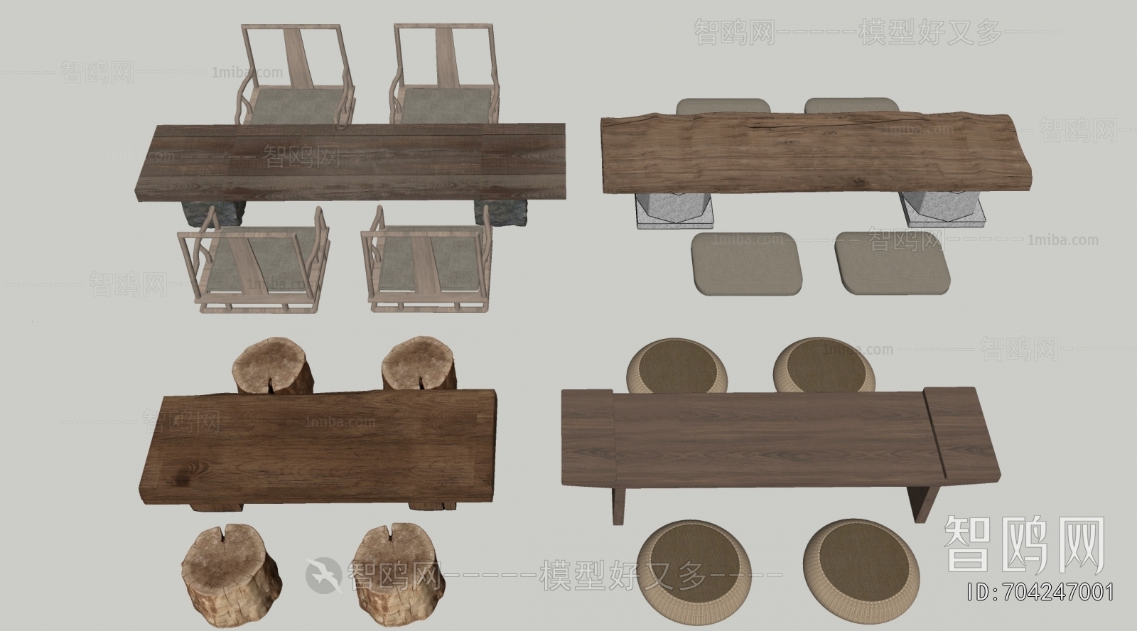 Chinese Style Tea Tables And Chairs