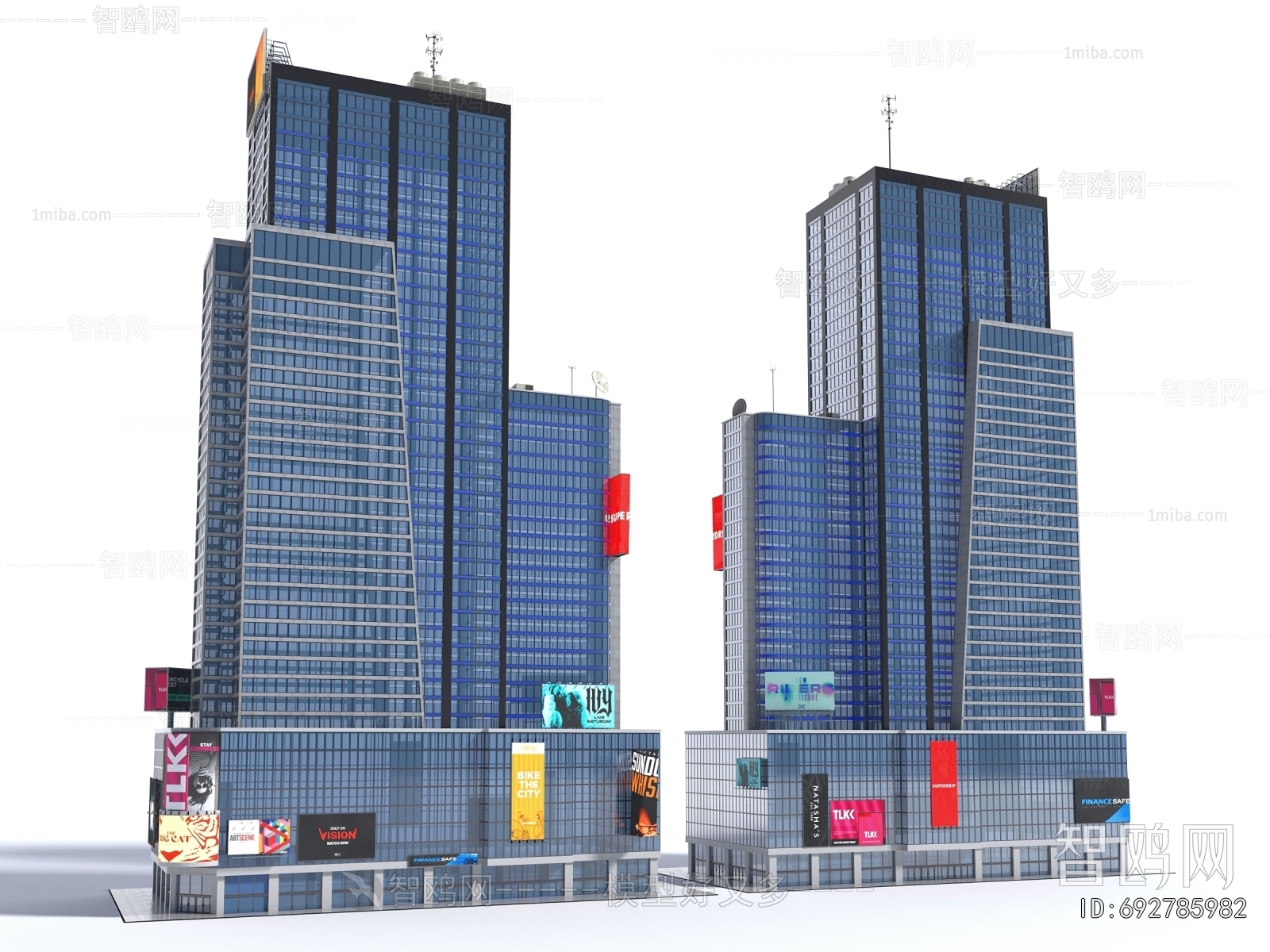 Modern Appearance Of Commercial Building