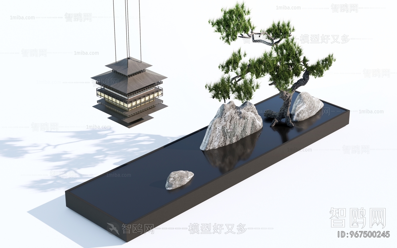 New Chinese Style Plant Landscaping