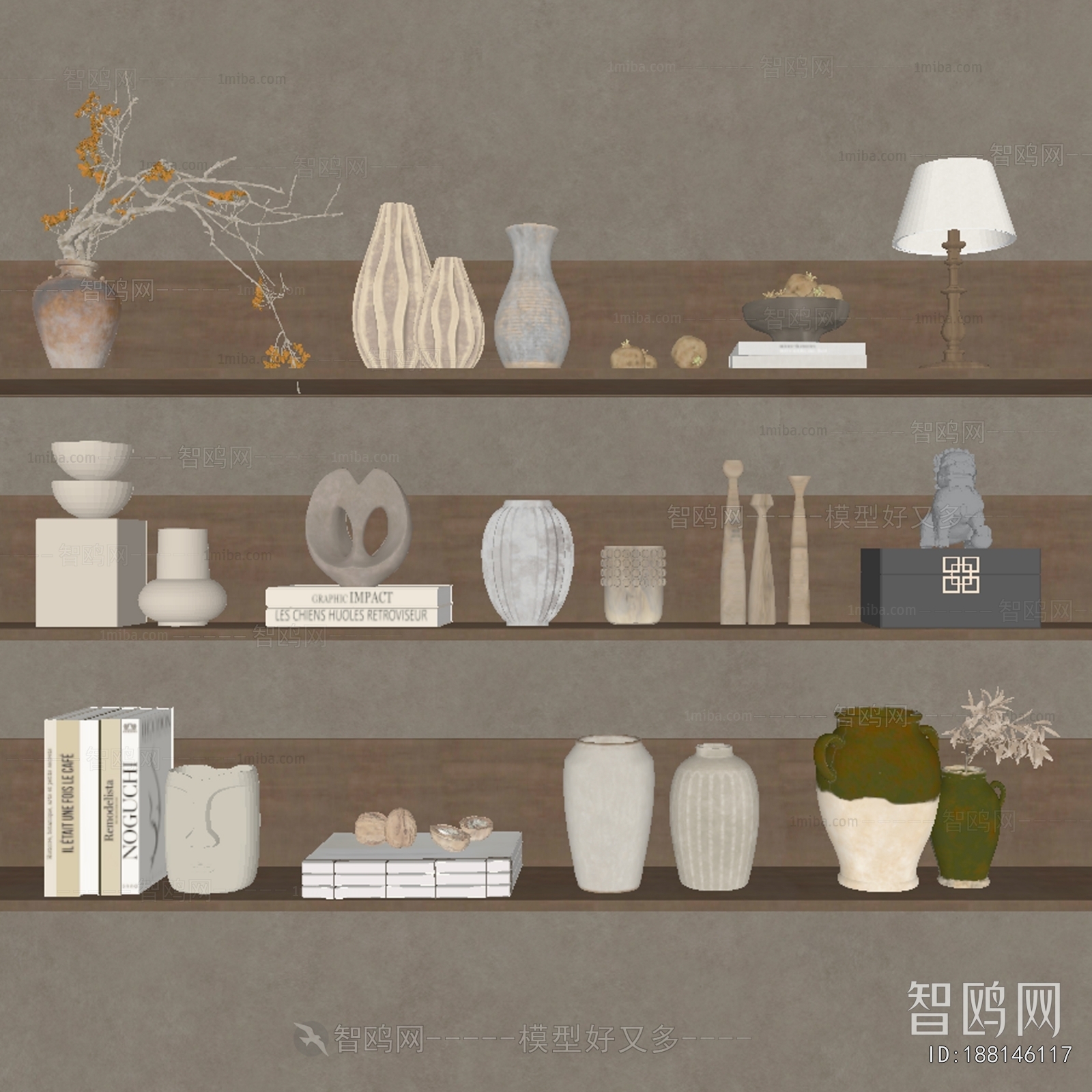 Wabi-sabi Style Decorative Set