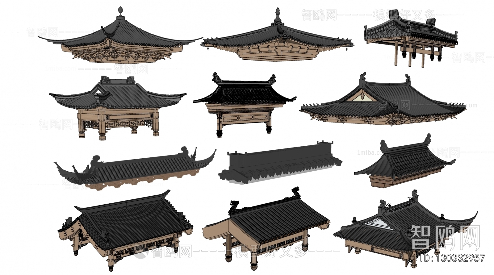 Chinese Style Building Component