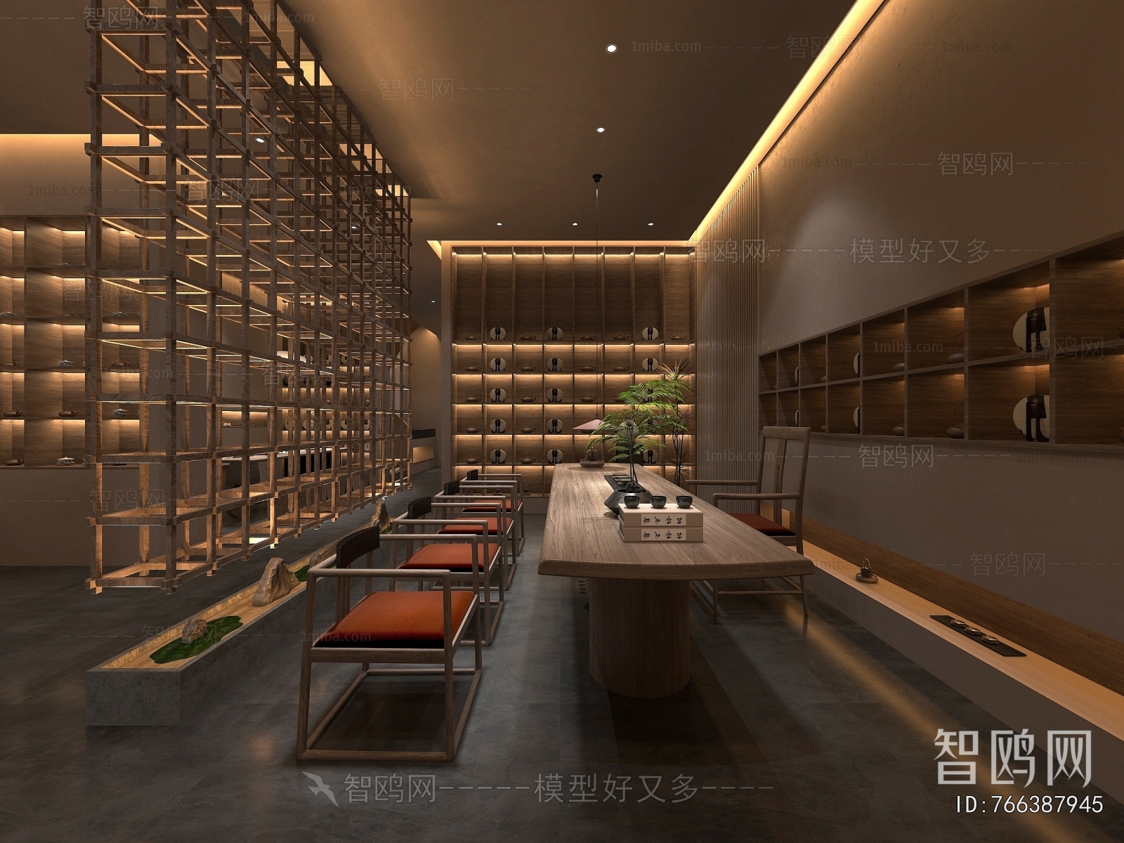 New Chinese Style Teahouse Tea House