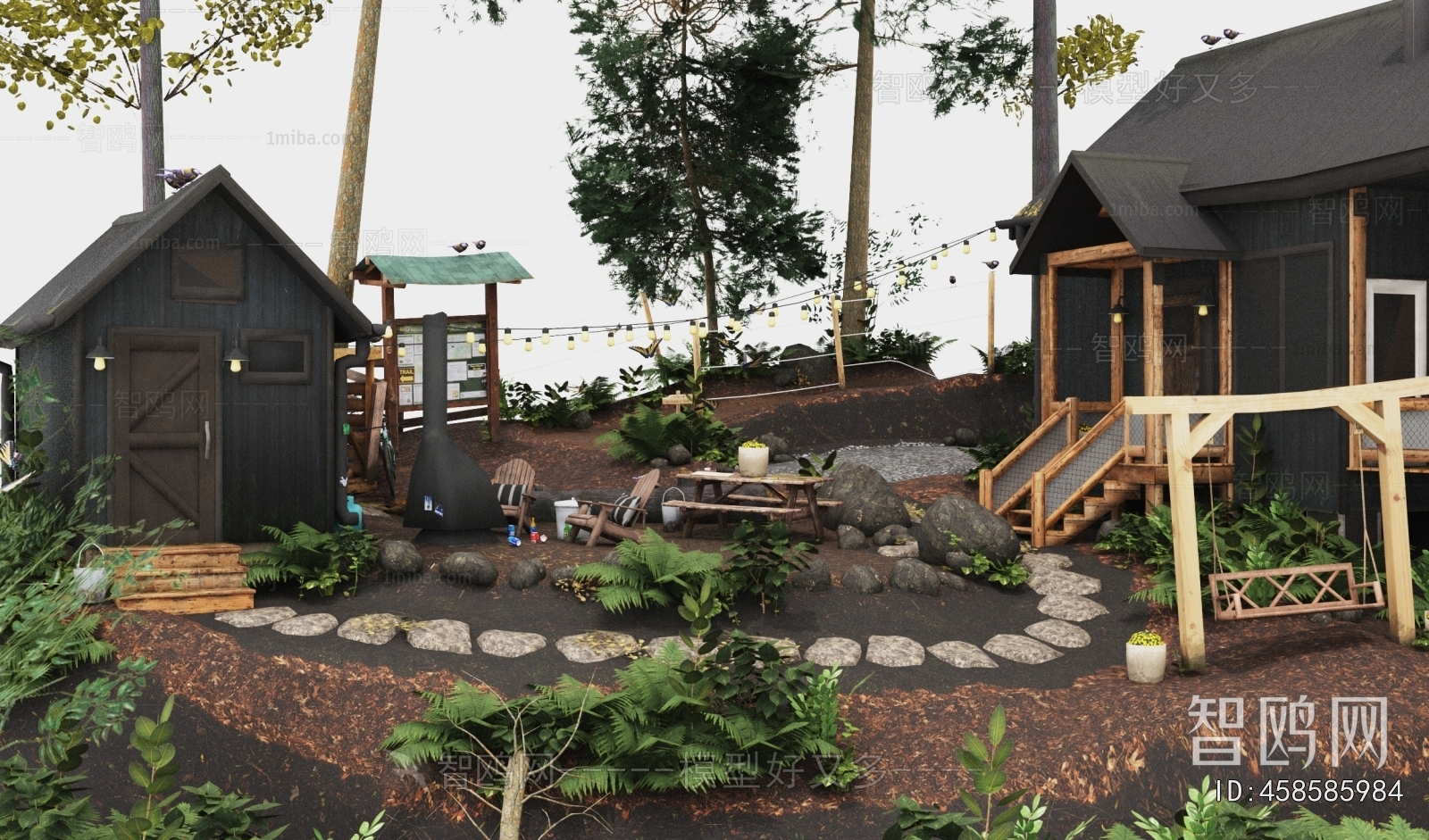 Modern Courtyard/landscape