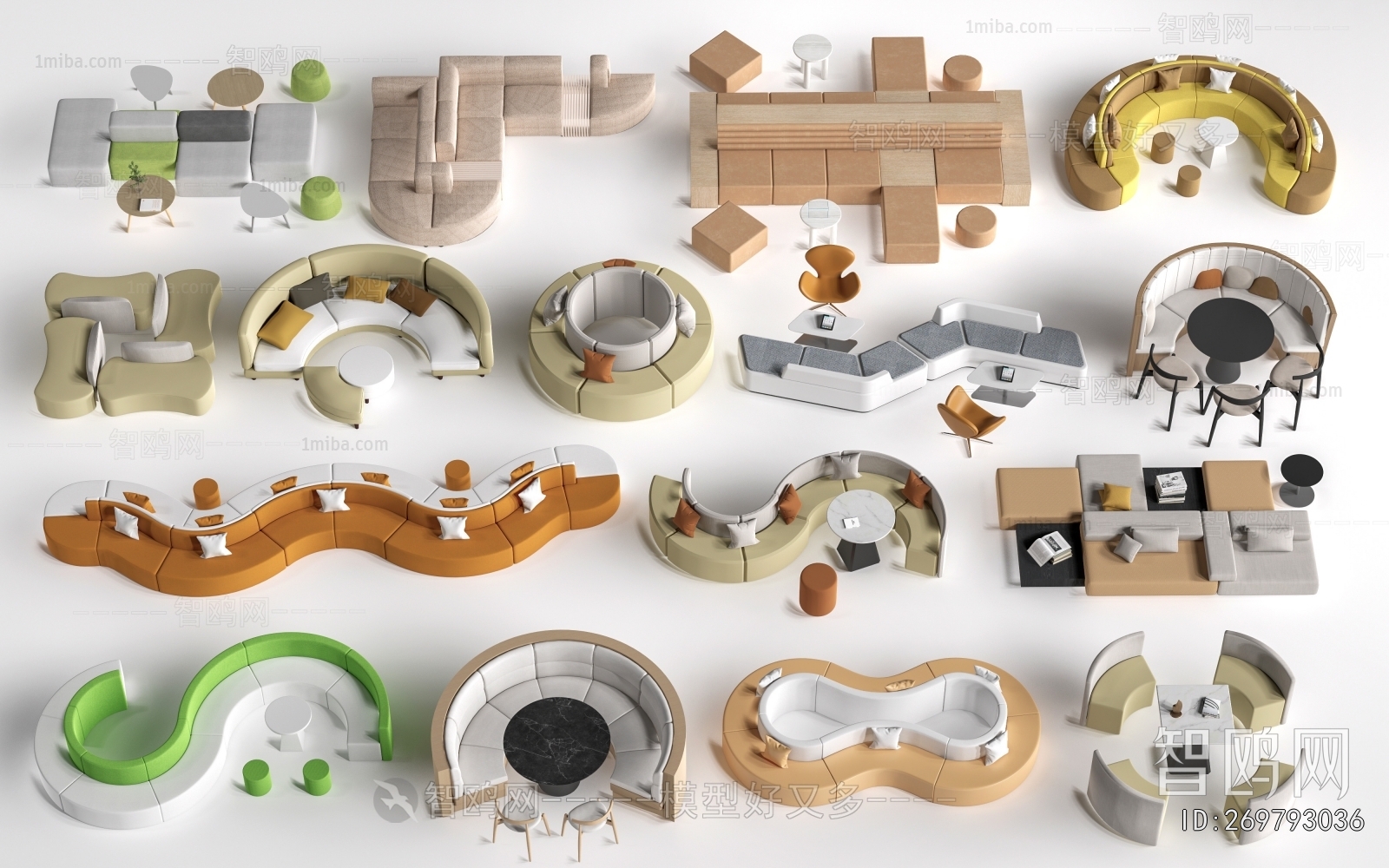 Modern Card Seat Sofa