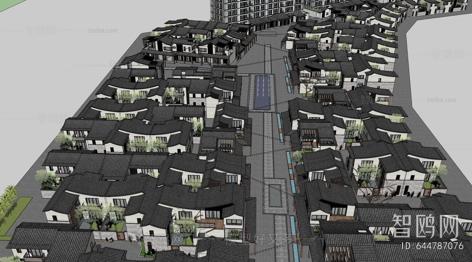 New Chinese Style Residential Building