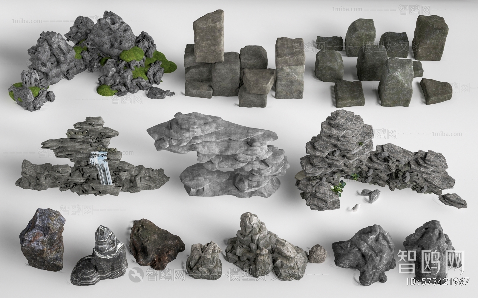 Modern Rockery Waterscape